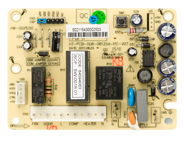 PLACA GEL ELECT POT DF34A DF35A OR