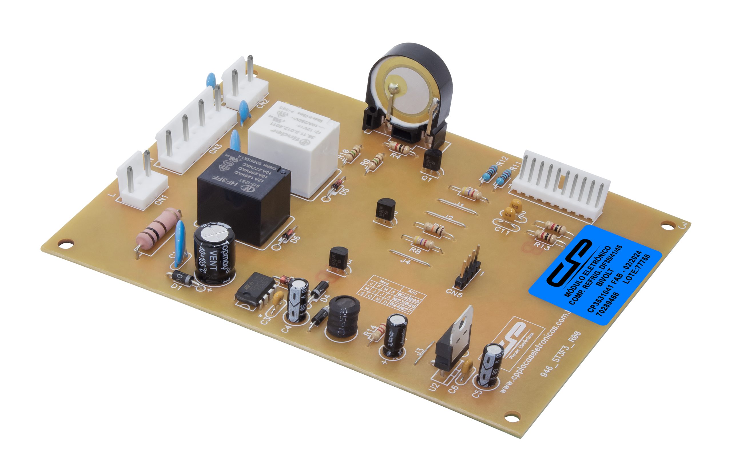MODULO ELETRÔNICO CONTROLADOR DIGITAL DE PROCESSO COMPATÍVEL REFRIG. DF38/41/45 BIV