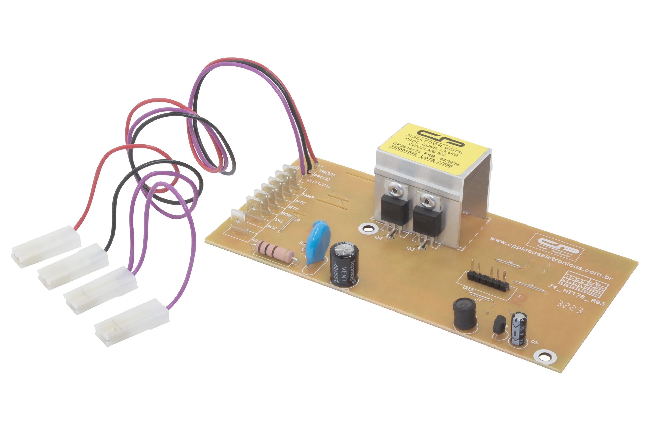 PLACA CONTROLADORA DIGITAL DE PROCESSO COMPATÍVEL LR 5KG CWC22 A/B BIV