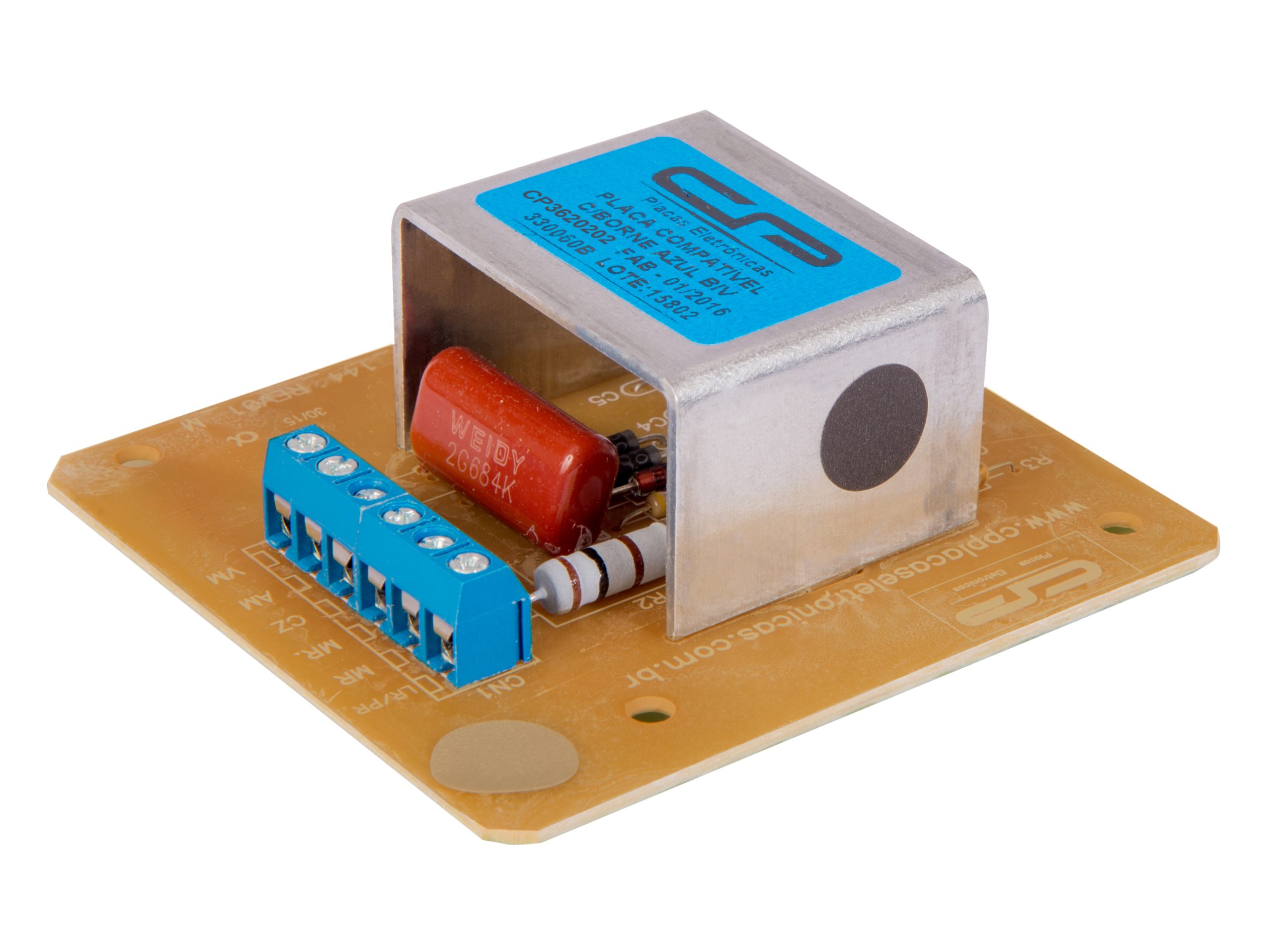 PLACA CONTROLADORA DIGITAL DE PROCESSO COMPATÍVEL LR C/BORNE AZUL BIV