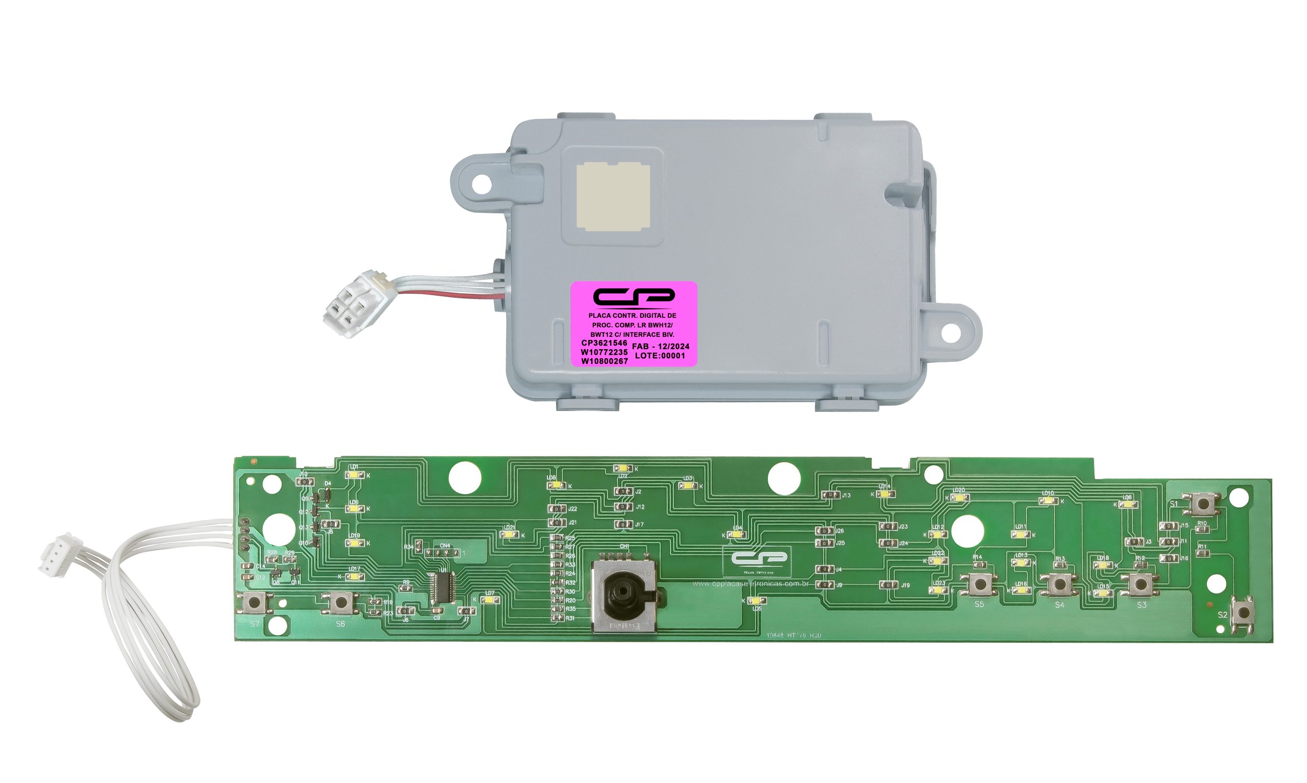 PLACA CONTROLADORA DIGITAL DE PROCESSO COMPATÍVEL LR BWH12AB / BWT12AB C/INTERFACE BIV