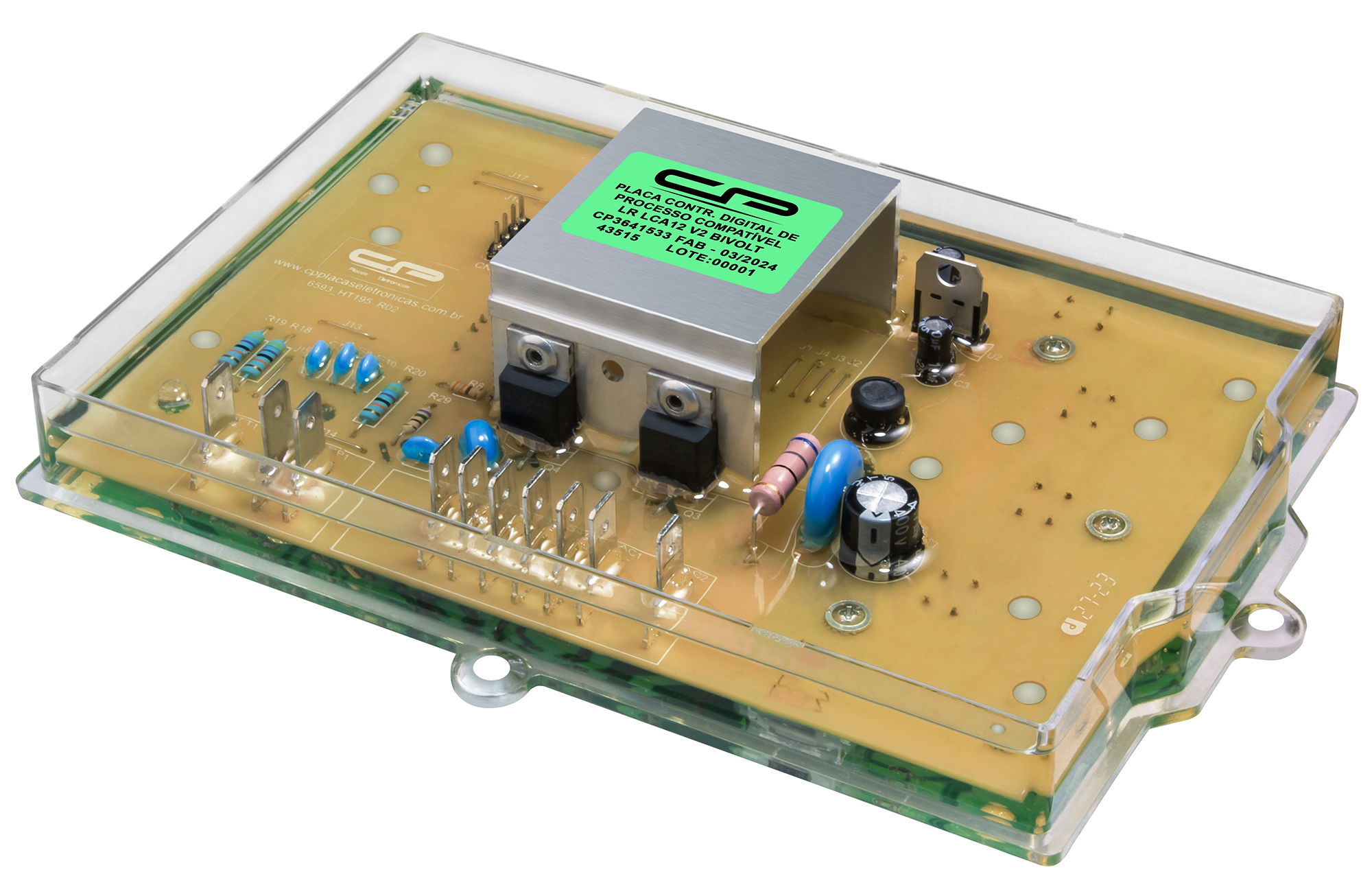 PLACA CONTROLADORA DIGITAL DE PROCESSO COMPATÍVEL LR  LCA12 V2 BIV