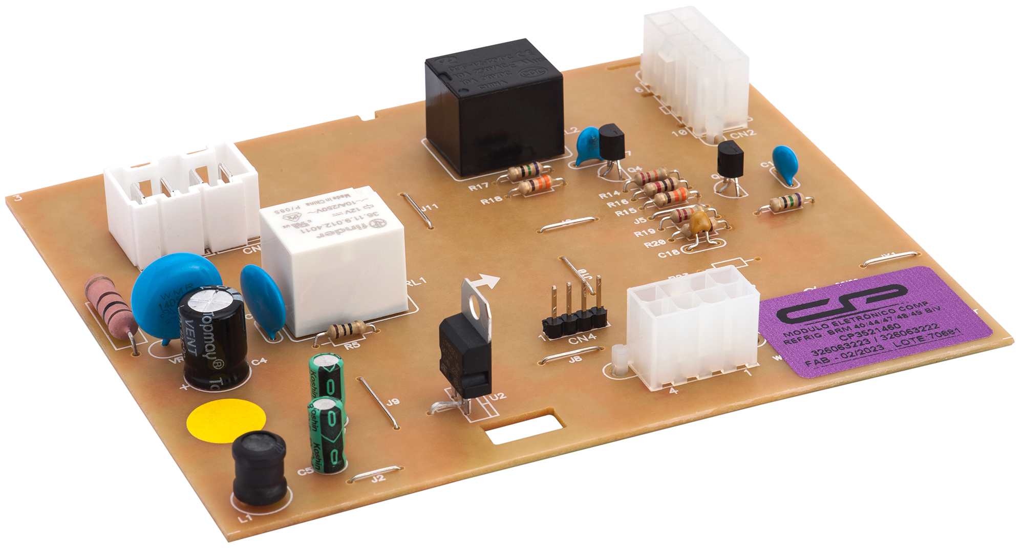 MODULO ELETRÔNICO CONTROLADOR DIGITAL DE PROCESSO COMPATÍVEL REFRIG. BRM 40/44/47/48/49 BIV