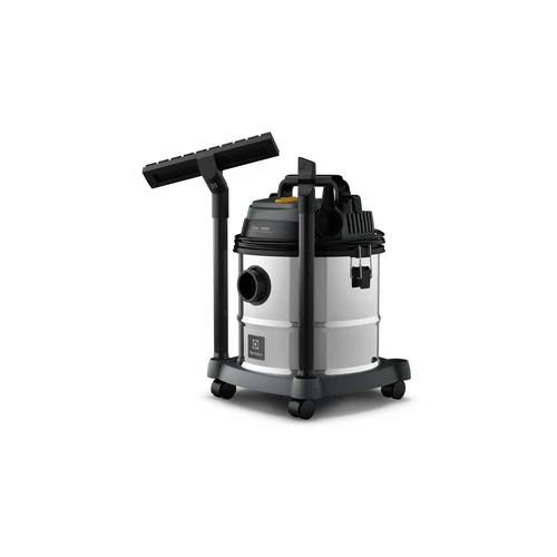 Electrolux Aspirador água pó função sopro compacto liquidos quimicos inox 1800W 20L total 15L util protetor termico GT20i 127V