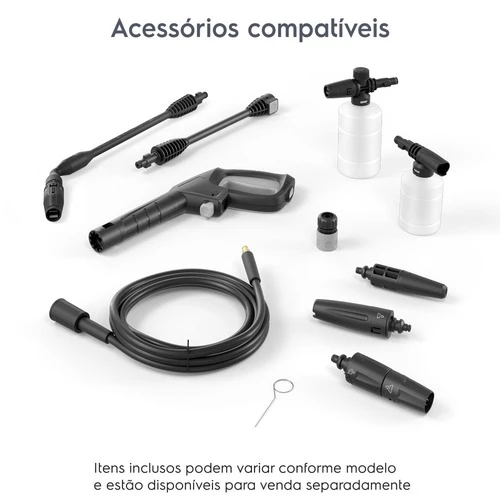 Electrolux Lavadora Alta Pressão Lava Jato UWS2250 Lava Car 2250PSI com 1800W Potencia UltraWash com Dispenser Detergente Integrado Alça Retrátil 220v - Imagem 3