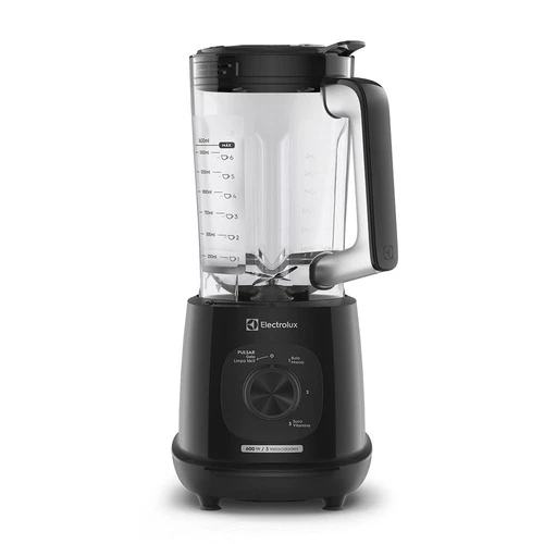 Liquidificador Electrolux 600W 2,7L Efficient com TriForce 3 Velocidades Preto EBL700 220V