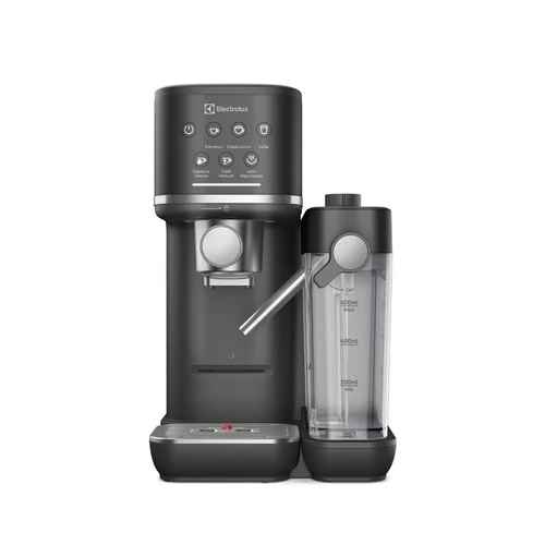 Cafeteira Espresso Electrolux Cápsula, Pó e Sache Experience Vaporizador de Leite Preta ECM70 127V